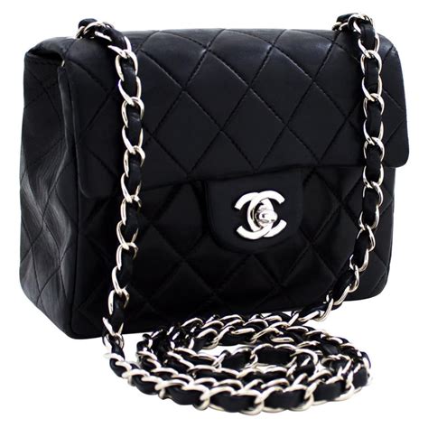 chanel square mini crossbody 5'0|Chanel small cross body bag.